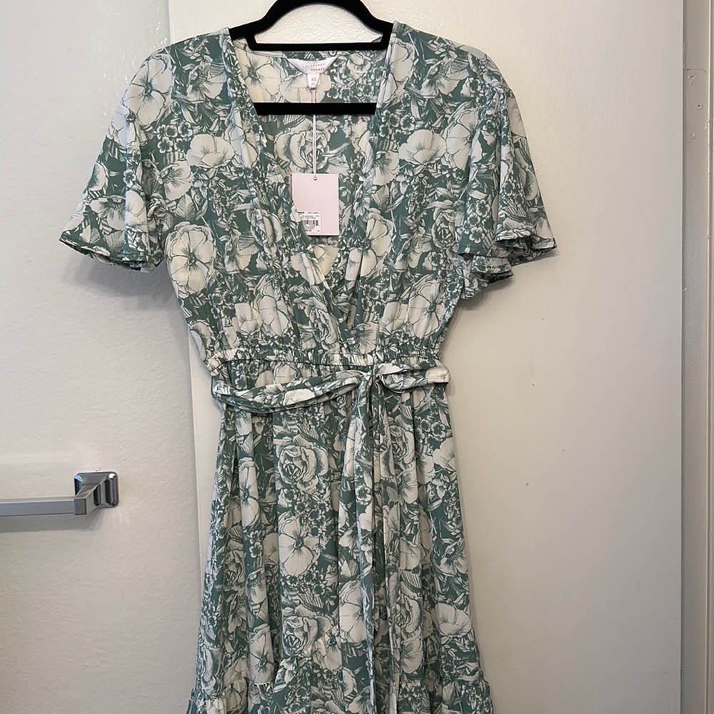 Lauren Conrad faux wrap dress